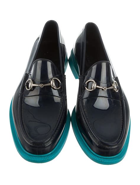 gucci mens rubber loafers|gucci loafer boots.